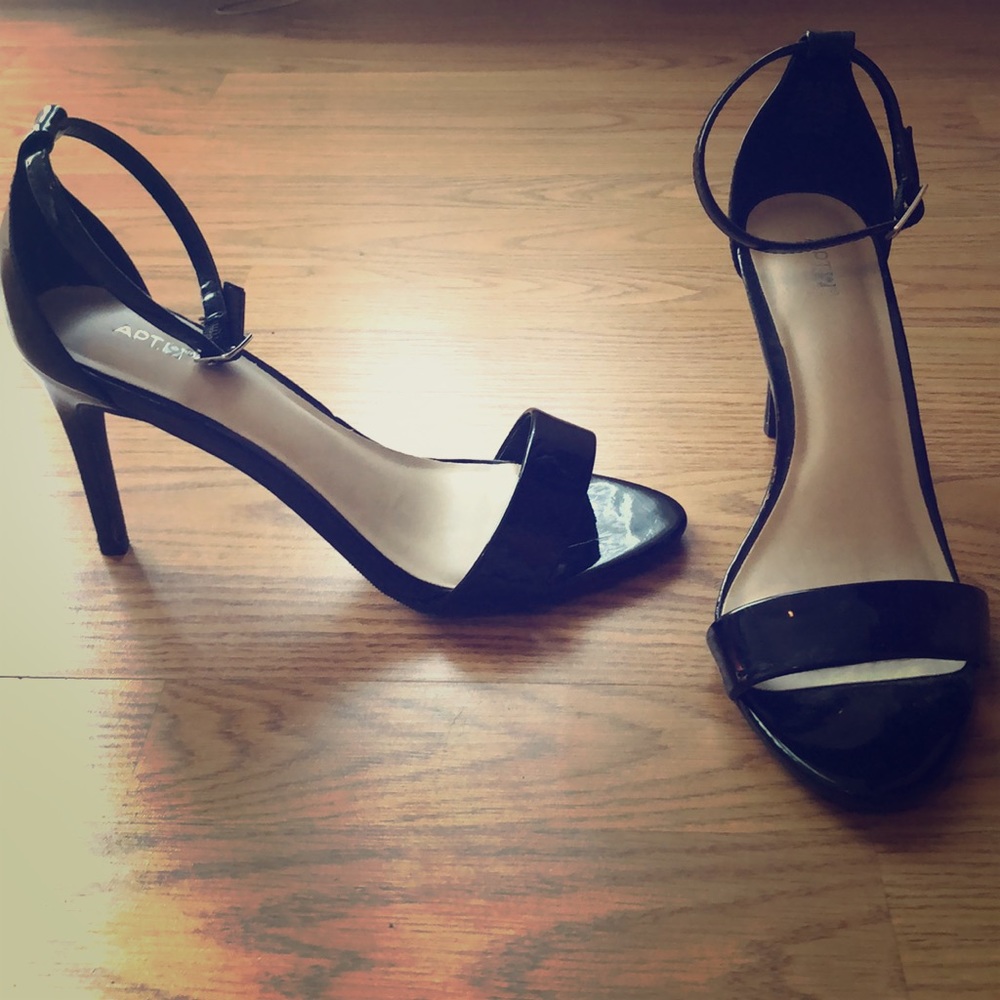 Black high heels
